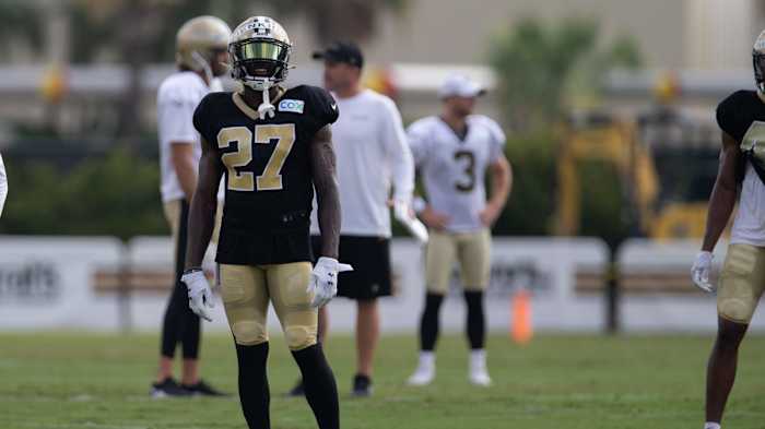 Malcolm Jenkins at Saints Training Camp in 2020 - 2